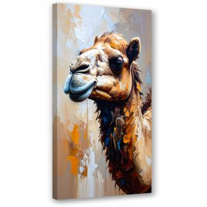 Tableau d&eacute;co Chameau Animaux du d&eacute;sert Afrique 40x80