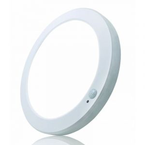 Hublot Downlight LED Saillie Encastrable Rond &agrave; D&eacute;tection PIR - D220 - 18W - CCT - TITAN By DELITECH