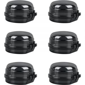 Largeight - 6 Pièces Cache Bouton cuisinière, Protection Gaziniere, Bouton de Sécurité Four, Gaz Couverture de Bouton, Protection Bouton Cuisinière,
