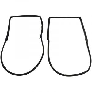 TIKATARER Joint de Porte Avant, 2 Pi&egrave;ces, Kit de Joint d'&eacute;tanch&eacute;it&eacute; pour Porte Avant, Joint de Porte Coupe-froid, Joint de Porte de Voiture,