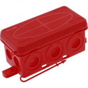 10109583 Bo&icirc;te de d&eacute;rivation (l x l x h) 86 x 44 x 41 mm rouge IP55 1 pc(s) C046601 - Wiska