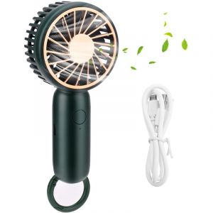 Mini ventilateur portable,Ventilateur &agrave; Main, Ventilateur de Bureau usb Personnel Ventilateur de Poche Ventilateur (Vert)
