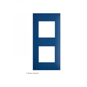 Plaque 2 postes Espace Evolution Arnould Finition: Pétrole