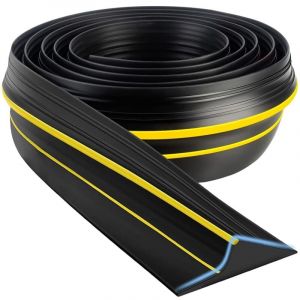 Joint de seuil pour porte de garage 3M/15MM,Porte Bas Joint Strip,Seuil d'&eacute;tanch&eacute;it&eacute; en caoutchouc pour les bas de porte basulante ou standard