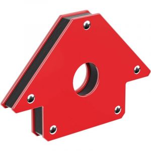 Wiltec - Aimants de soudure avec Force de maintien de 32 kg, Équerre magnétique de 190 x 120 x 26 mm, 45°, 90°, 135°, Positionneurs de soudage