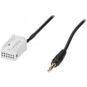 Cable Adaptateur aux Jack compatible avec bmw 3 E90 changeur cd usine