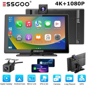 CarPlay sans fil, Android Auto, cam&eacute;ra embarqu&eacute;e 4K, Bluetooth avec cam&eacute;ra de recul et syst&egrave;me de navigation