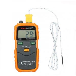 PEAKMETER PM6501 Thermomètre électronique avec sonde thermocouple Thermomètre industriel numérique