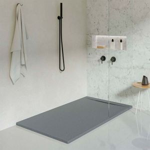 KOES - Receveur de douche en r&eacute;sine mod&egrave;le LIENA &ndash; 100x200 &ndash; Anthracite RAL 7016