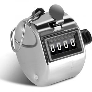 Ersandy - Compteur Manuel 4 Chiffres Compteur de Passage pour Compteur de Personnes, Sport de Golf, École des Formateurs
