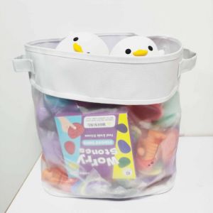 Filet Jouet Bain Bebe,Organisateur Jouets Bain,Filet Rangement Jouet Bain,Porte-Jouets de Baignoire,Rangement Jouet Baignoire,pour Salle de Bain et