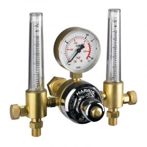 Détendeur pour bouteilles 821-F Argon / CO₂ 200 bar Débitmètre double 30 l/min w 21,8 x 1/14 po. rh