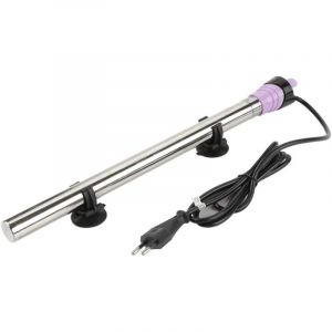 Tige de Chauffage d'aquarium, Chauffe-Eau &eacute;lectrique thermostatique Automatique en Acier Inoxydable Chauffe-Eau antid&eacute;flagrant(EU Plug 500W 220V)
