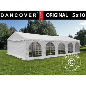Tente de r&eacute;ception Original 5x10m PVC 900, Blanc