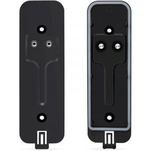 Panneau arrière de sonnette vidéo, plaque arrière de rechange Doorbell, Fond de sonnette de porte avec accessoires de montage, Support de sonnette