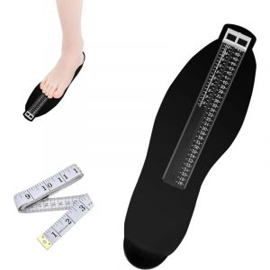Largeight - Pedimetre Enfants et Adultes, Pointure Chaussure Mesurer Pied Dispositif de Mesure avec Mètre Ruban Double Face 1.5m, Jauge de Pied avec
