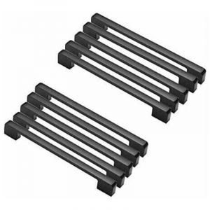 10pcs poign&eacute;e meuble entraxe 192mm-poign&eacute;e porte cuisine noire poignee barre meuble poignee de cuisine noire