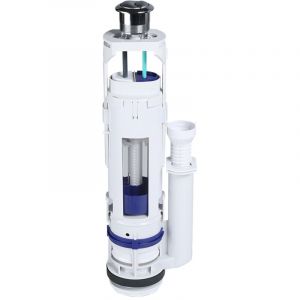 Pi&egrave;ces de rechange et ensemble de robinet &agrave; double chasse et bouton-poussoir pour toilettes s&eacute;par&eacute;es Geberit et Kohler, avec bouton-poussoir