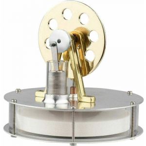 Moteur Stirling basse température assemblé générateur d'électricité modèle de générateur physique d'expérience de chaleur avec conception de volant