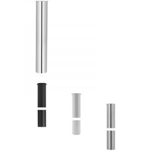 ASW - tube &eacute;vas&eacute; tube plongeur pour tube siphon 100269 DN32 x 200 mm, laiton chrom&eacute;