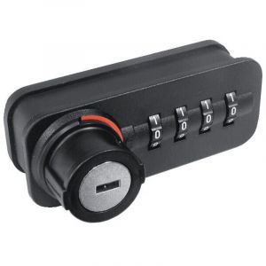 Kit de serrure &agrave; codes Dial Lock 58.1 avec 3 cames. 1 sticker open- close. vis de fixation et espaceur pour came - LEHMANN VERTRIEBSGES