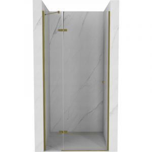 Mexen - Roma porte de douche pivotante 110 cm, transparent, or - 854-110-000-50-00