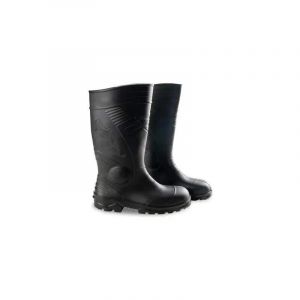 Bottes de s&eacute;curit&eacute;, noir, toile enduite pvc, taille 43.