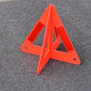 Triangle De Signalisation, Triangle de Signalisation Portable Voiture Panne d'urgence Avertissement réfléchissant la sécurité routière Panneau Stop