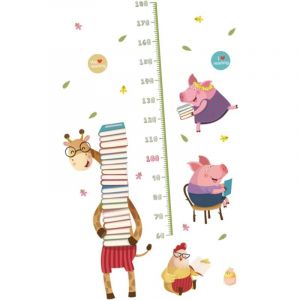 Ccykxa - Toise de dessin animé Autocollants muraux pour enfants Autocollants muraux pour pépinière toise enfants toise pour les stickers muraux