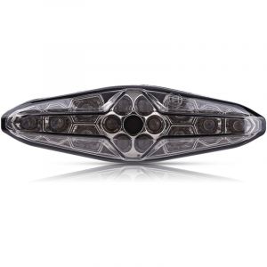 Feu arrière derbi senda,12V 15 led feu arrière de frein de moto, arrêt de frein de moto en cours d'exécution arrière lampe feu arrière universel