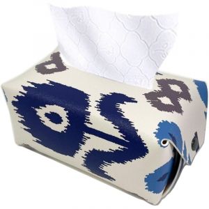 Housse de mouchoirs boh&egrave;me, tissu en cuir PU, porte-mouchoirs rectangulaire, bo&icirc;te &agrave; mouchoirs de voiture, sac &agrave; mouchoirs imperm&eacute;able,