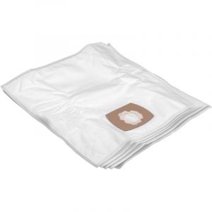 Vhbw - 5x Sacs compatible avec Supportplus sp-vac 04G-0223, sp-vac 04H-0289 aspirateur - microfibres non tissées, 24,9cm x 21,9cm, blanc