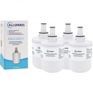 Filtre &agrave; eau (4 pcs.) pour r&eacute;frig&eacute;rateur adapt&eacute; pour Samsung Aqua Pure Plus DA29-00003F / DA97-06137A-B / HAFIN1/EXP / HAFIN2/EXP - Allspares
