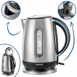 Zelmer ZCK7950 Bouilloire &eacute;lectrique acier inoxydable 1,7L