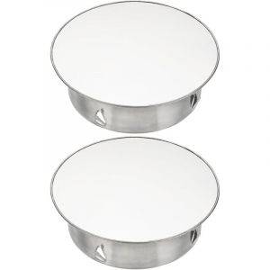 Bouchon pour Tuyau de Po&ecirc;le 130mm &agrave; 140mm, Cache-trou de chemin&eacute;e, Cache Tuyau, Couvercle De Trou De Chemin&eacute;e,Bouchon Chemin&eacute;e Perfor&eacute; en Acier