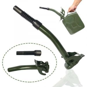 Bec verseur pour bidon d'essence, bec verseur flexible pour jerrican &agrave; essence 5 l, 10 l, 20 l, 30 l, tuyau de carburant pour bidon en m&eacute;tal 20 l