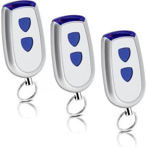 Lot de 3 télécommande 433MHz Compatible avec Normstahl Crawford EA433 2KM Micro,EA433 2KS,EA433 4KS,RCU 433-2,RCU 433-4,NOO2800 Micro