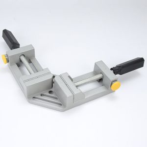 &Eacute;tau d'Angle 90&deg; en Aluminium pour Menuiserie/Soudure - R&eacute;glable 0-65 cm - Fixation Rapide - Pour Bois/Verre/M&eacute;tal