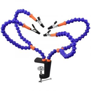 4 PièCes Bras Flexible Aidant les Mains TroisièMe Main Outil de Soudure Support Carte pcb Soudage pour Circuit Imprimé RéParation
