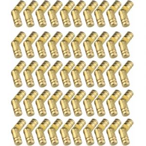 50 Pi&egrave;ces Mini Laiton Dissimul&eacute; Charni&egrave;re, Charni&egrave;res Meuble,nvisibles Charni&egrave;res en T Charni&egrave;re Cylindrique pour l'artisanat de Bricolage Bo&icirc;te &agrave;
