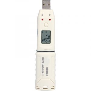 Enregistreur num&eacute;rique de temp&eacute;rature et d'humidit&eacute;, USB, LED intelligente, enregistreur d'humidit&eacute; pour environnement int&eacute;rieur(pile non incluse)
