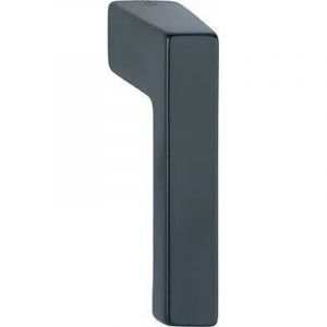 Poign&eacute;e de fen&ecirc;tre KOMPAKT Toulon sans embase - Noir Ral 9714 Mat - Tige de d&eacute;passement 24 mm - Sans verrouillage &agrave; cl&eacute;