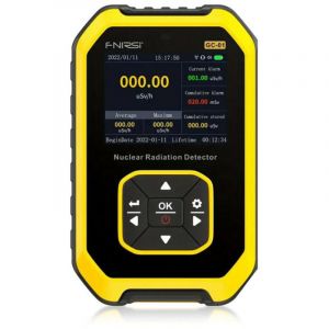 Compteur GeigerCompteur Geiger D&eacute;tecteur de rayonnement nucl&eacute;aire &ndash; Dosim&egrave;tre de rayonnement avec &eacute;cran LCD, portable, moniteur de rayonnement b&ecirc;ta