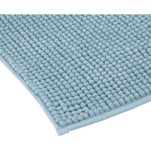 Tapis de bain 'Chenille' 50 x 80 cm Atmosph&eacute;ra - Couleur: Bleu artic