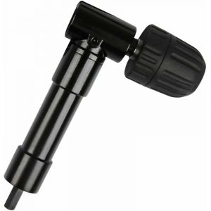 Mandrin à Angle Droit 90° Auto-Serrant, Mandrin Coude de Perceuse à Dégagement Rapide Embout Visseuse Renvoi d'angle Adaptateur de Foret de Mandrin