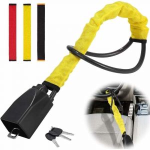 Antivol Voiture Volant - Canne Antivol Voiture Volant,Verrou de Volant de Voiture,Anti Vol Auto S&eacute;curit&eacute;,Verrouillage Universel Antivol du Volant en