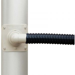 Collecteur d'eau sable pour goutti&egrave;re circulaire Pour descente circulaire 100 mm