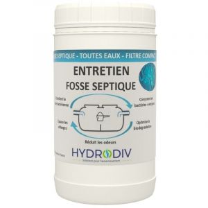 Entretien 7 mois pour fosse septique, aux bactéries et enzymes