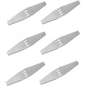 Remplacement des Têtes de Lame de Coupe-Herbe Tondeuse à Gazon Lames de Débroussailleuse Têtes de Lame De Désherbant(Blade x 6)