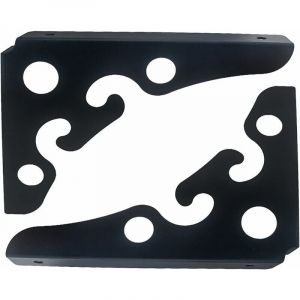 2 Pcs Equerre Etagere Noir Equerre Etagere Murale Rustiques Support Etageres Murales Triangle Fixation Etagere Supports De Tablette Flottante,pour